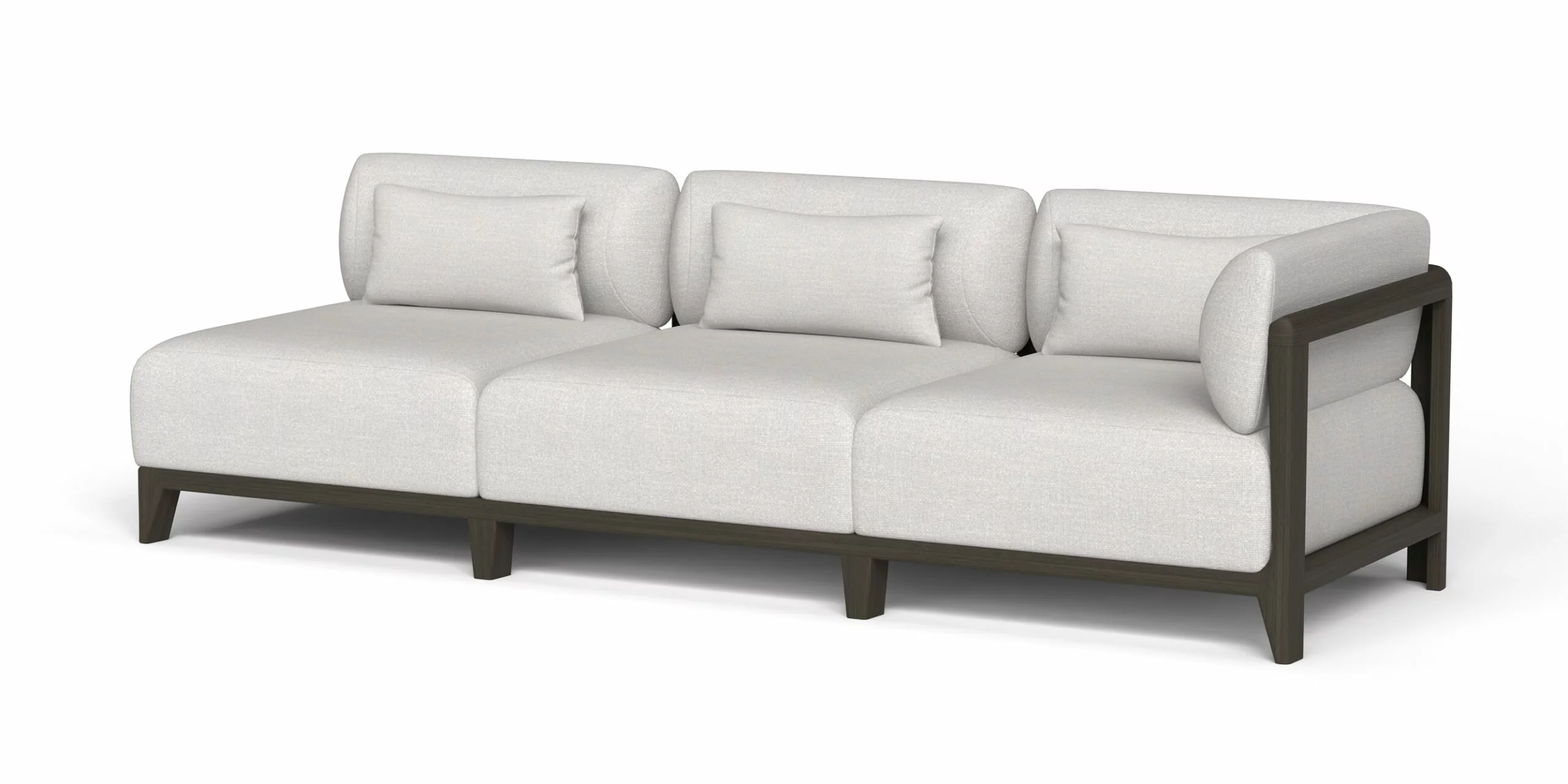 Tamarindo Round End Section in Modular Sofas for Tamarindo collection